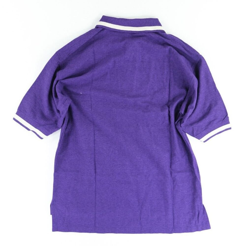 VTG OUTER BANKS RESERVE POLO SHIRT MENS LARGE PURPLE SHORT SLEEVE CLASSIC - Picture 2 of 5